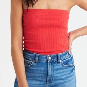 American eagle red tube top